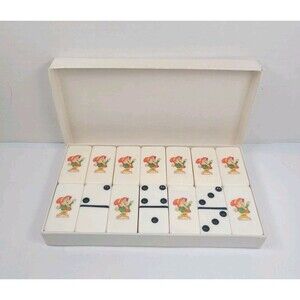 Vintage 1983 Keebler Elf Elves Dominoes Standard Marblelike No.616 Puremco Co.